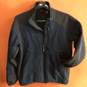 Marmot Men’s navy wool wind-stopper jacket Sz- M